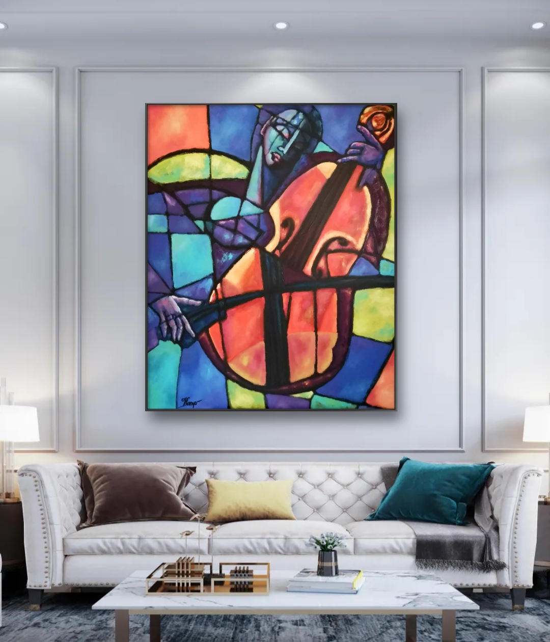 A cselló hangja, 120 x 100 cm, olaj, vászon, 2023.jpg